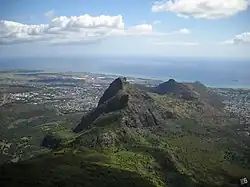 The Moka Range from the top of Le Pouce