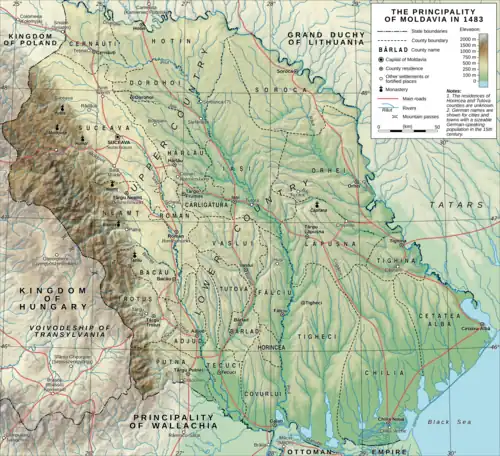 Moldavia under Stephen the Great, 1483