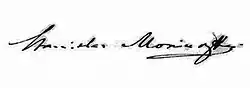 Moniuszko's signature