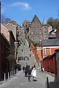 The stairway of the Montagne de Bueren