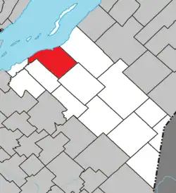 Location within Montmagny RCM