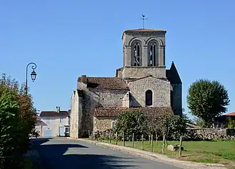 The church in Montpellier-de-Médillan