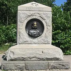 Monument to Col. Patrick O'Rorke and the 140th New York on Little Round Top