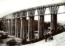 Moorswater Viaduct at Liskeard, Cornwall as built
