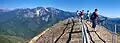 Castle Rocks (left of center), viewed from top of Moro Rock