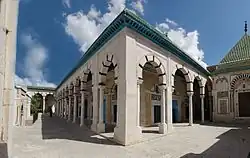 A panomaric view of the mosque