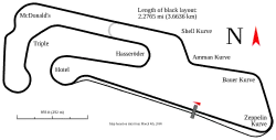 Layout of the Motorsport Arena Oschersleben