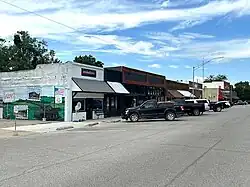 Downtown Mounds in July of 2025