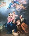 Image 21God the Father (top), the Holy Spirit (a dove), and the child Jesus, painting by Bartolomé Esteban Murillo (d. 1682) (from Trinity)
