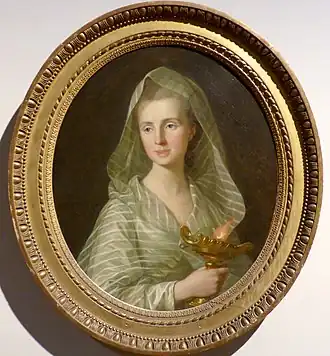 Portrait of Madame Vernet by Louis-Michel van Loo