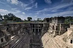 One of many step well (pushkarni, vav) in Lakkundi
