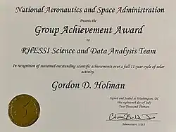 2013 NASA Group Achievement Award