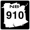 Route 910 marker