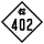 North Carolina Highway 402 marker