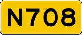 Provincial highway 708 shield}}