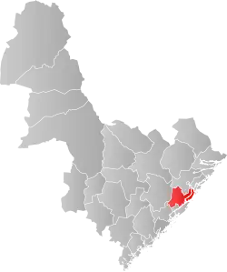 Moland within Aust-Agder