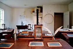 Contributing property, desk with quill 02