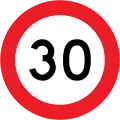 30 km/h speed limit