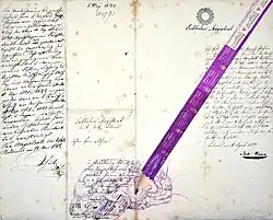 Small Night Drawing, drawing with collage, 34x42 cm, 1984