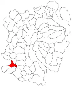 Location in Caraș-Severin County