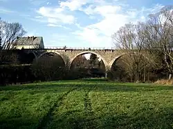 Railway bridge over the Selbitz at Naila