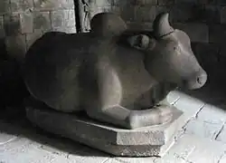 Nandi at Prambanan, Java, Indonesia