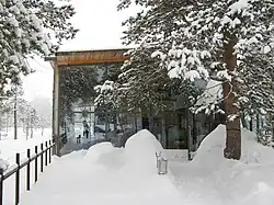 The visitor center of Fulufjället National Park