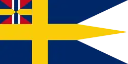State flag and naval ensign of Sweden (1844–1905)