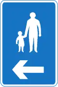 C15: Recommended route for pedestrians