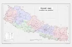 Map of Nepal promulgated by the Government of Nepal in 2020 includes the Kalapani, Limpiyadhura and Lipukekh