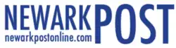 Simple blue font reading "Newark Post newarkpost.com"