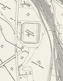 An Ordnance Survey map