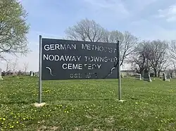 German Methodist Cemetery in Nodaway Township