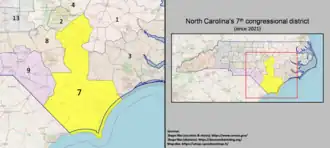 Static map of 2021-3 congressional district
