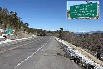 North Pass on Highway 114.