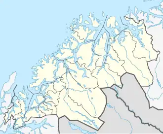 2013 Norwegian Third Division is located in Troms
