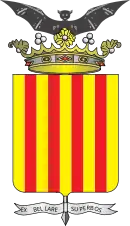 Old coat of arms of Novallas, Aragon