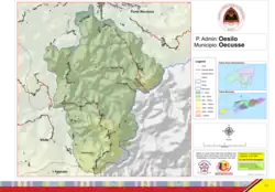 Official map of the Administrative post