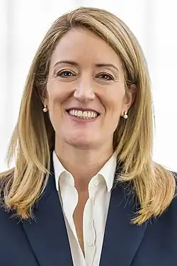 Portrait of Roberta Metsola