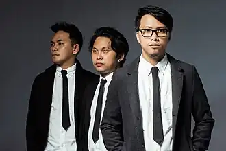 (right to left); Kenneth Corvera, Adam Corvera, Sherwin Fugoso