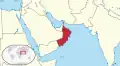 The Sultanate of Oman's location