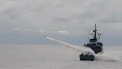 Aspide fired by Defensora