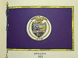 Depiction of the state flag from 1917