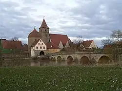 Ornbau with Altmühlbrücke