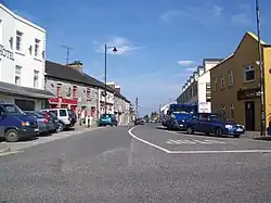 Junction of Camp Street and Clifden Road in Oughterard
