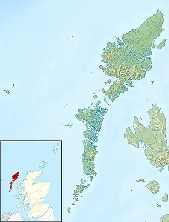 Ceann Ear is located in Outer Hebrides