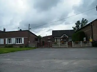 The town hall in Outrebois