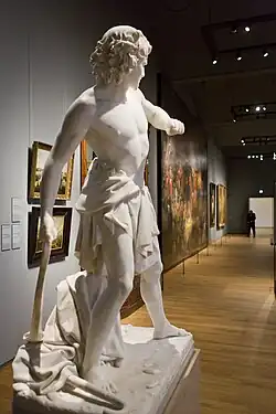 David Launching his Slingstone, Galleria d'Arte Moderna, Milan