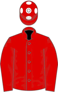 Red, red cap, white spots