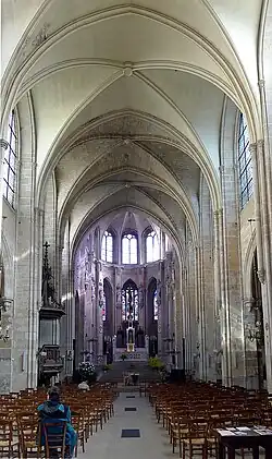 The nave looking toward the choir